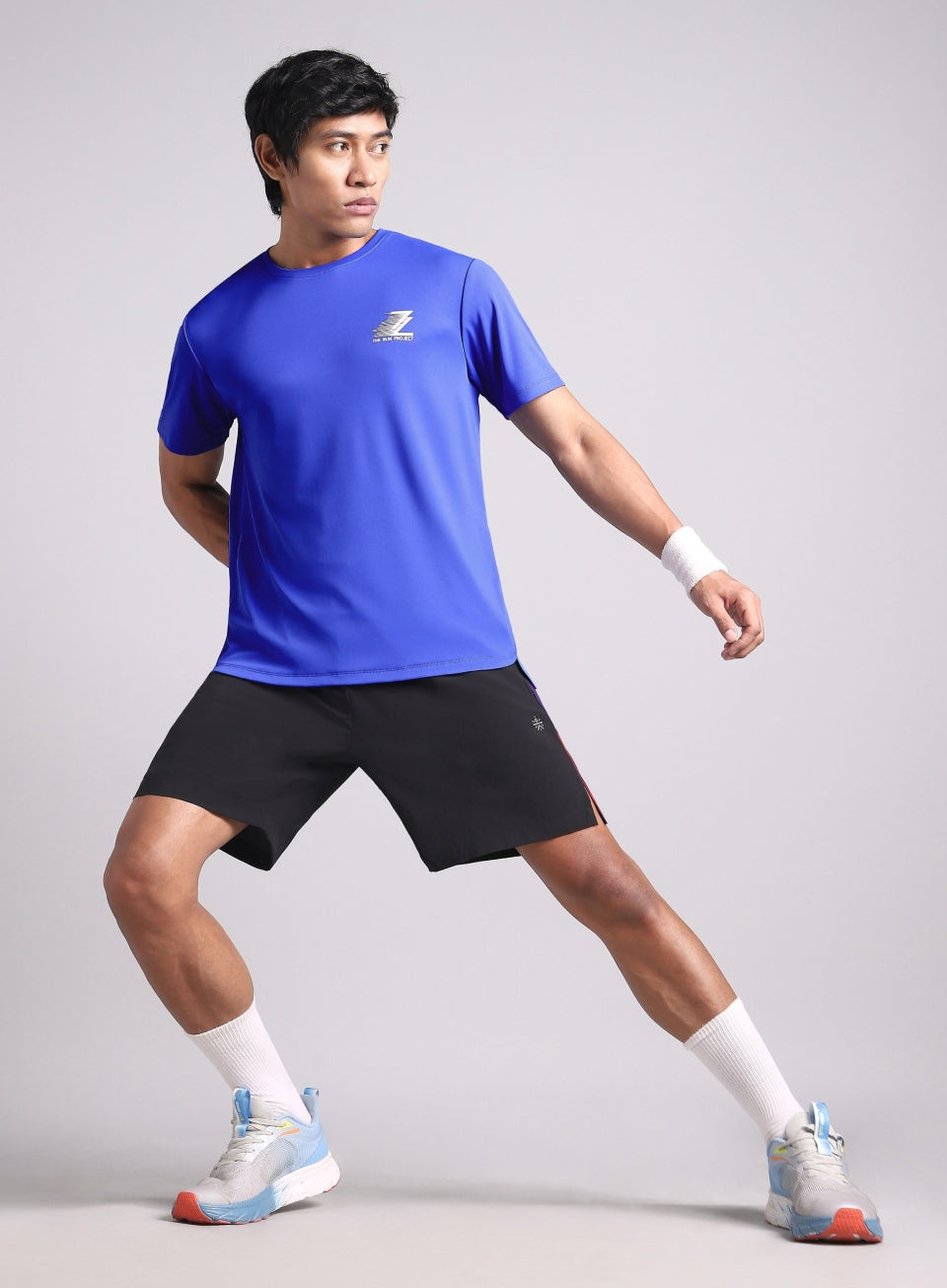 Men's Blue Runner's Essential Trail Run T-shirt