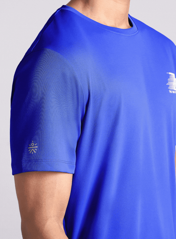 Men's Blue Runner's Essential Trail Run T-shirt