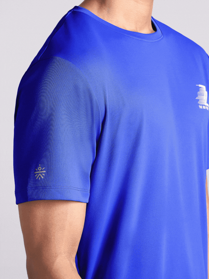 Men's Blue Runner's Essential Trail Run T-shirt
