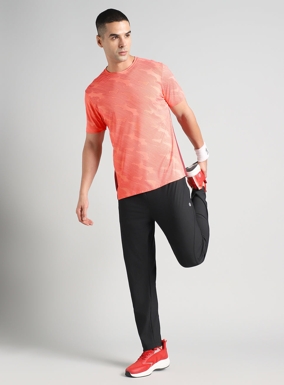 Men's Coral Urban Camo Running T-shirt
