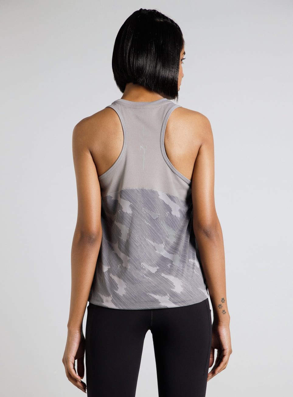 Women's Grey Urban Camo Running Tank Top