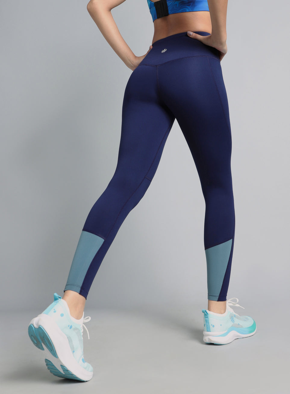 Women's Blue Dance Flow Tights