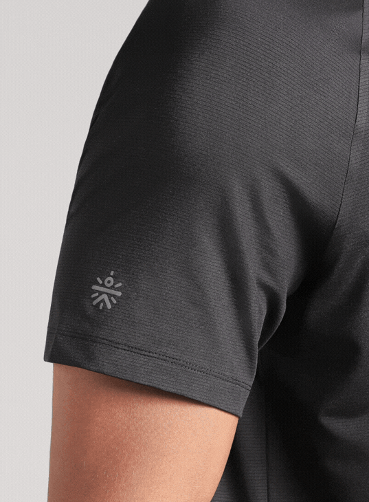 Men's Black Run Forward T-Shirt