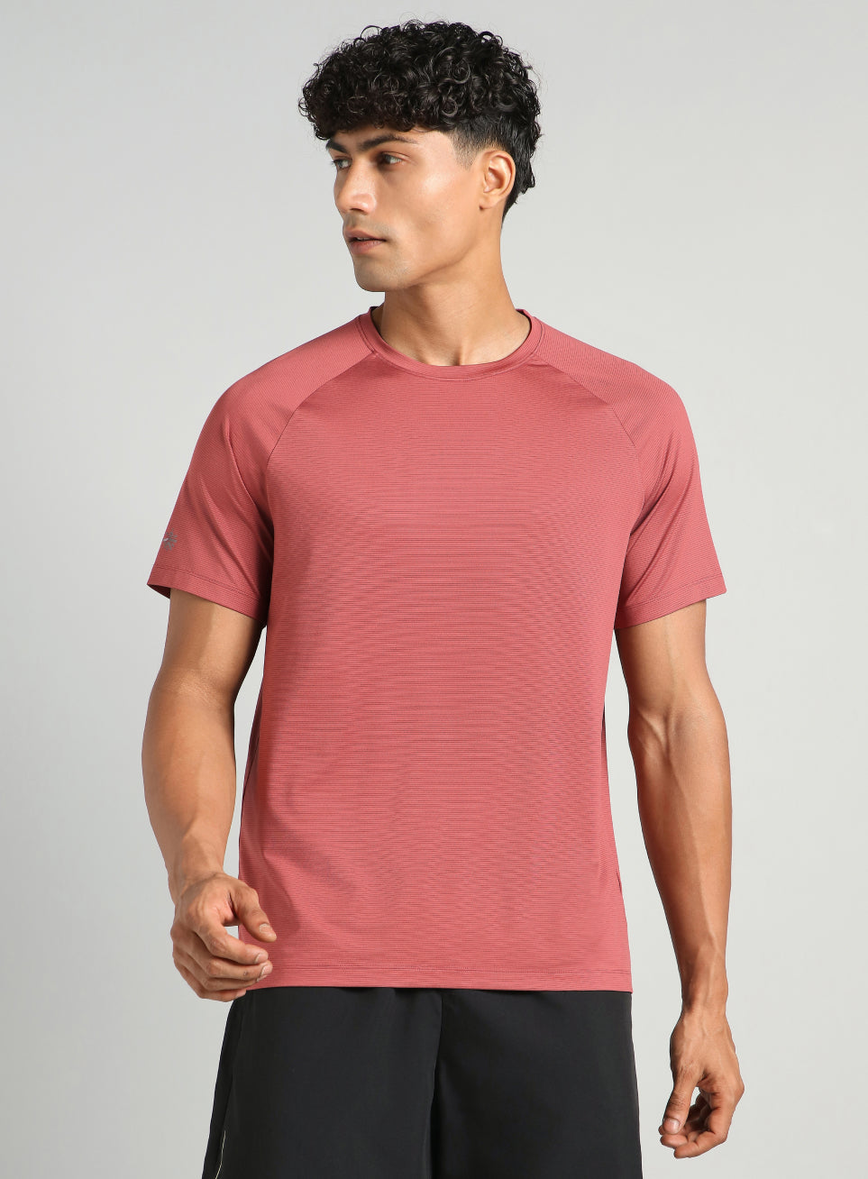 Men's Maroon Run Forward T-Shirt