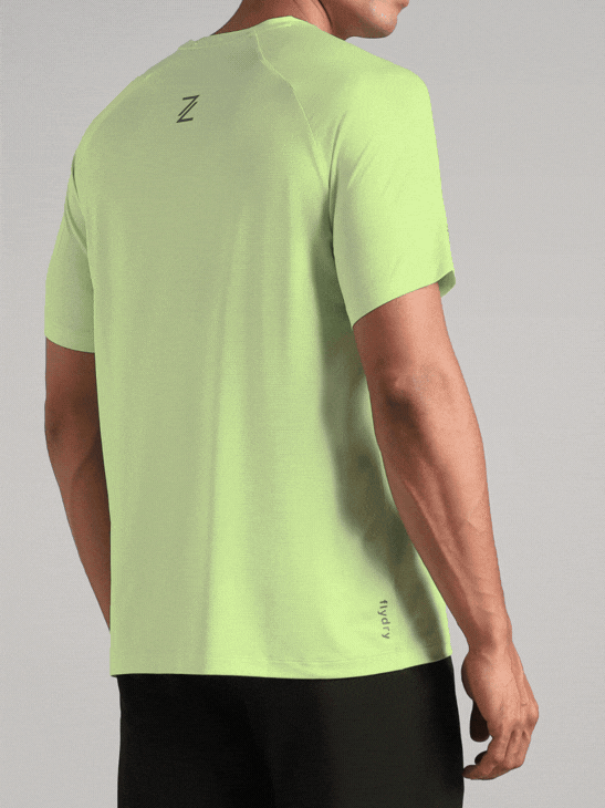 Men's Lime Run Forward T-Shirt