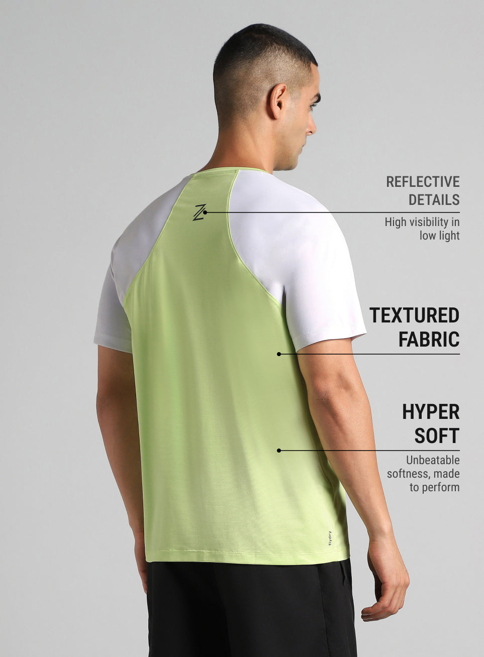 Men's Lime Runner's Speed T-shirt