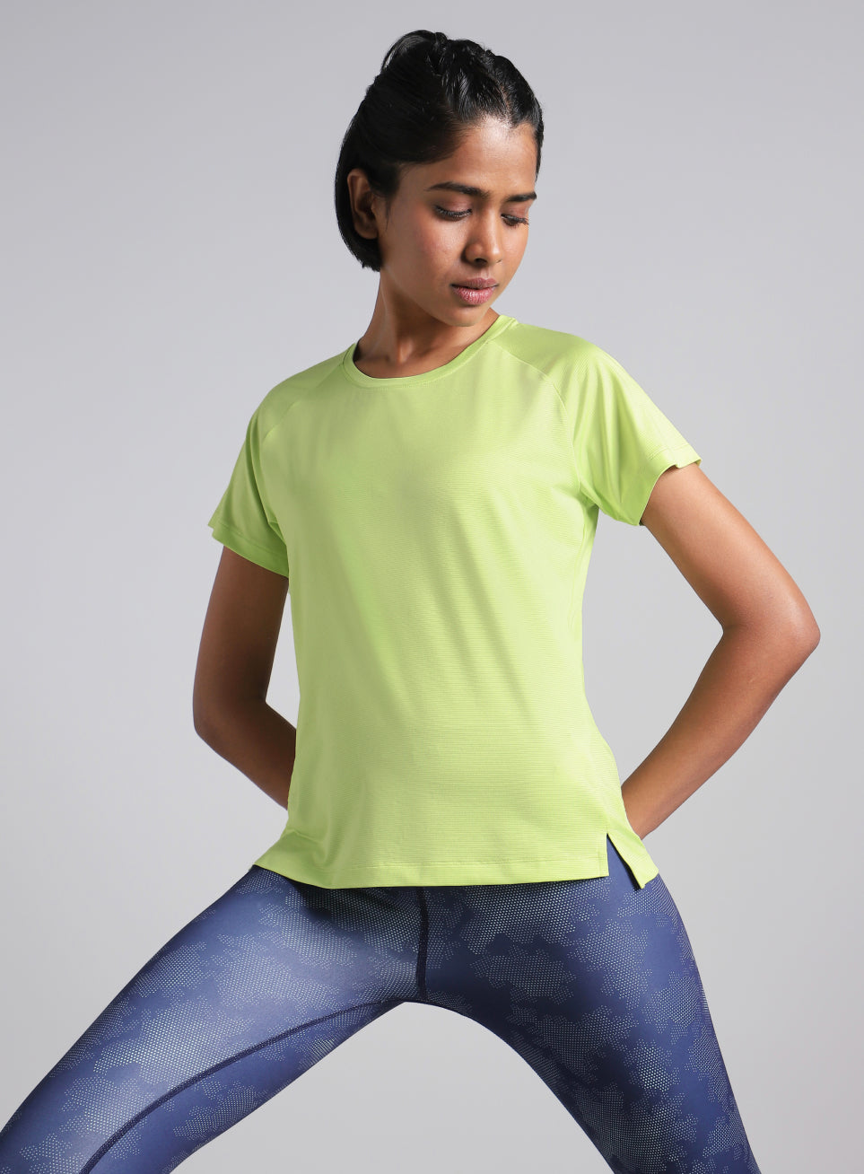 Women's Green Swift Runner Tee