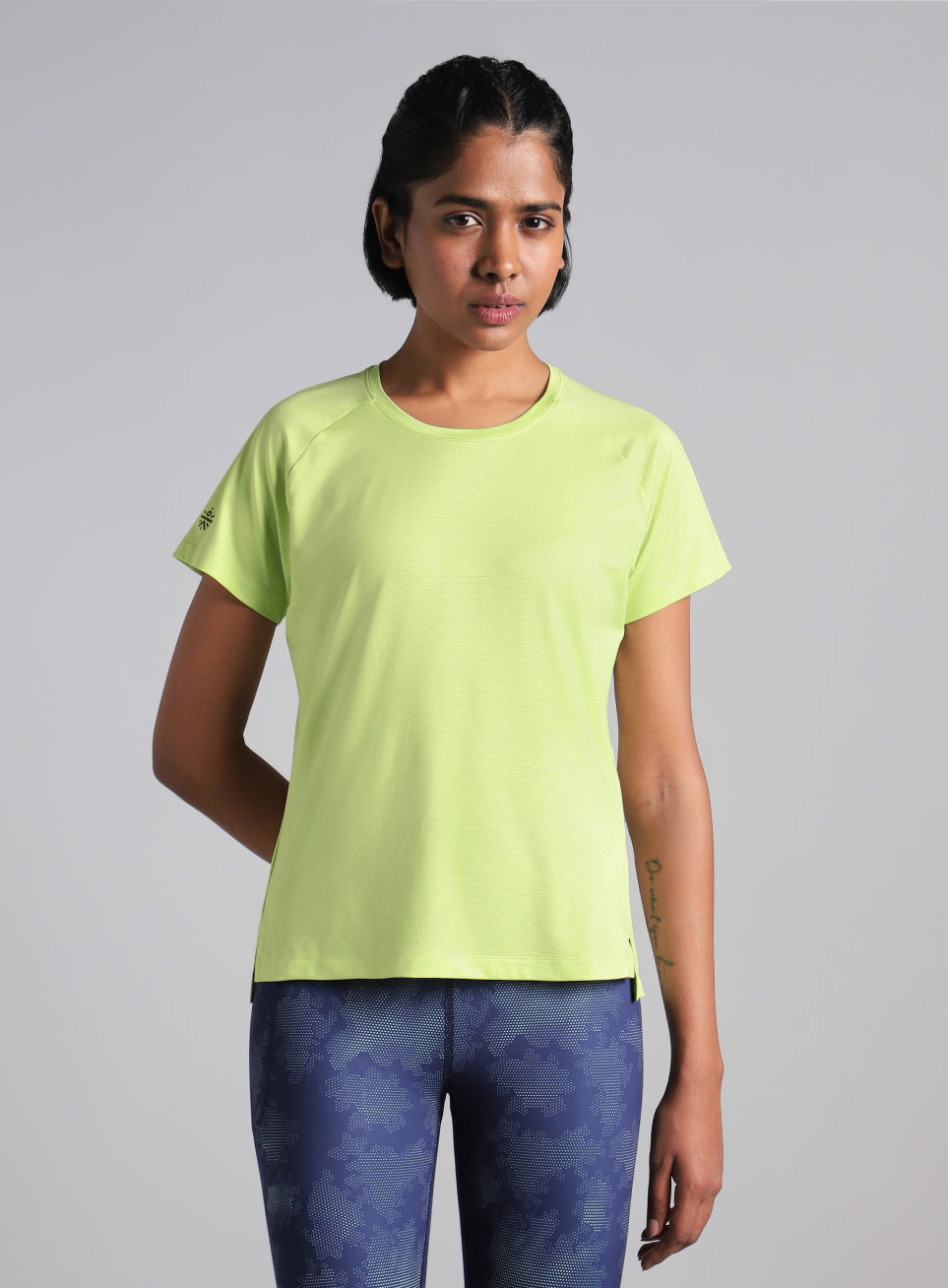 Women's Green Swift Runner Tee