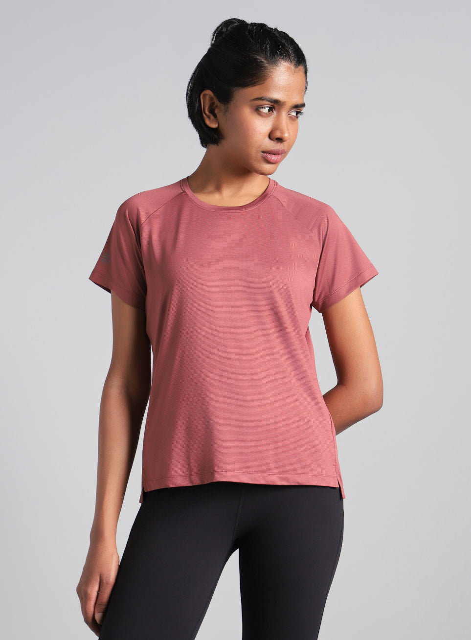 Women's Brown Swift Runner Tee