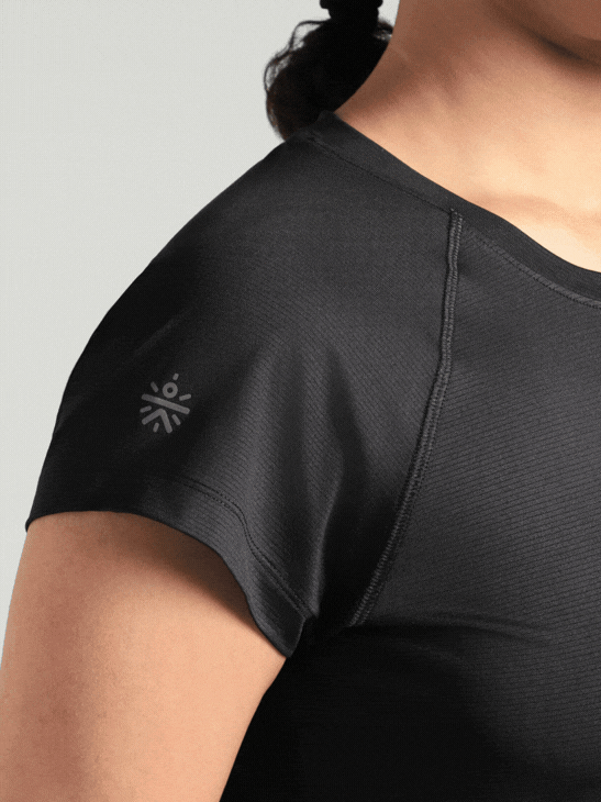 Women's Black Spirit Run T-shirt