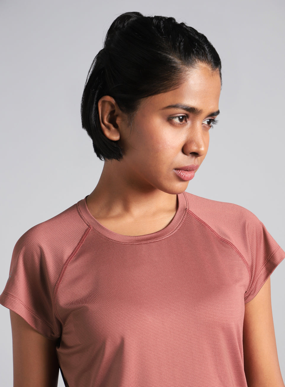 Women's Brown Spirit Run T-shirt