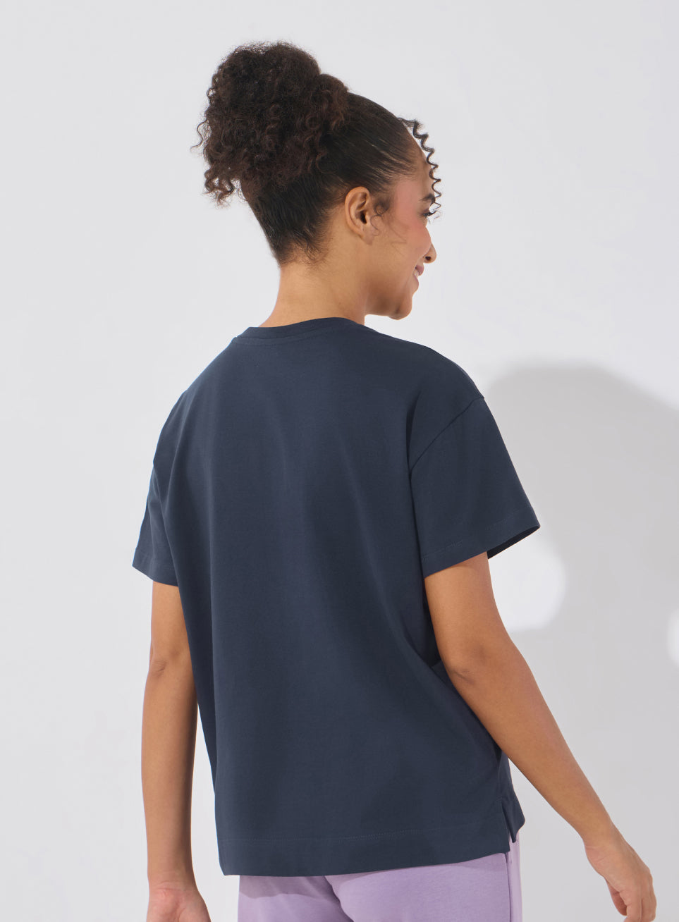 Women's Navy Soft Form Easy Fit Everyday T-shirt