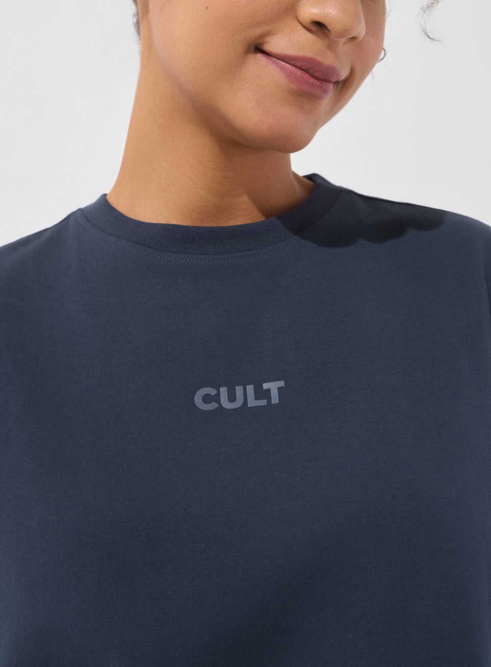 Women's Navy Soft Form Easy Fit Everyday T-shirt