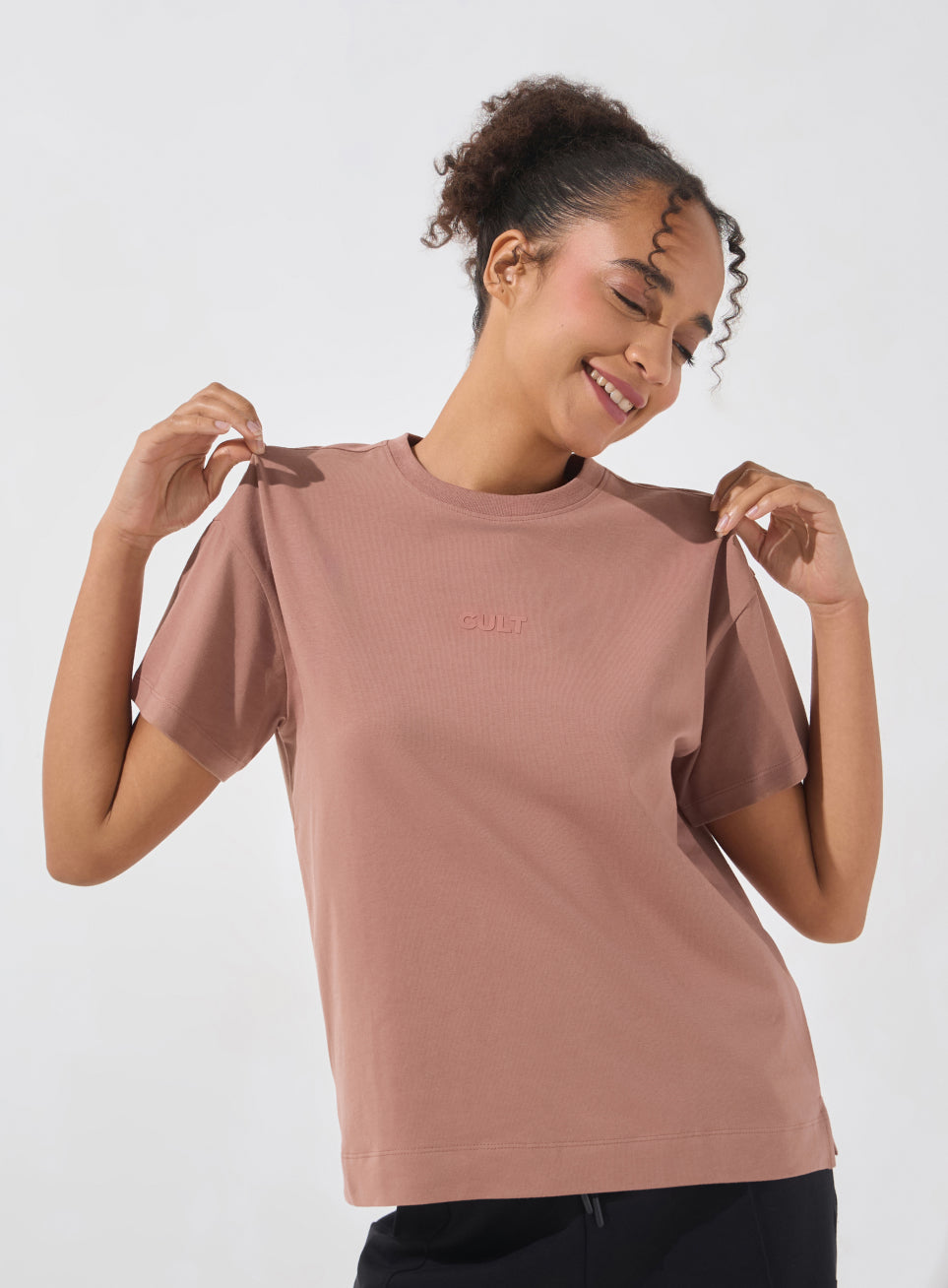 Women's Rust Soft Form Easy Fit Everyday T-shirt