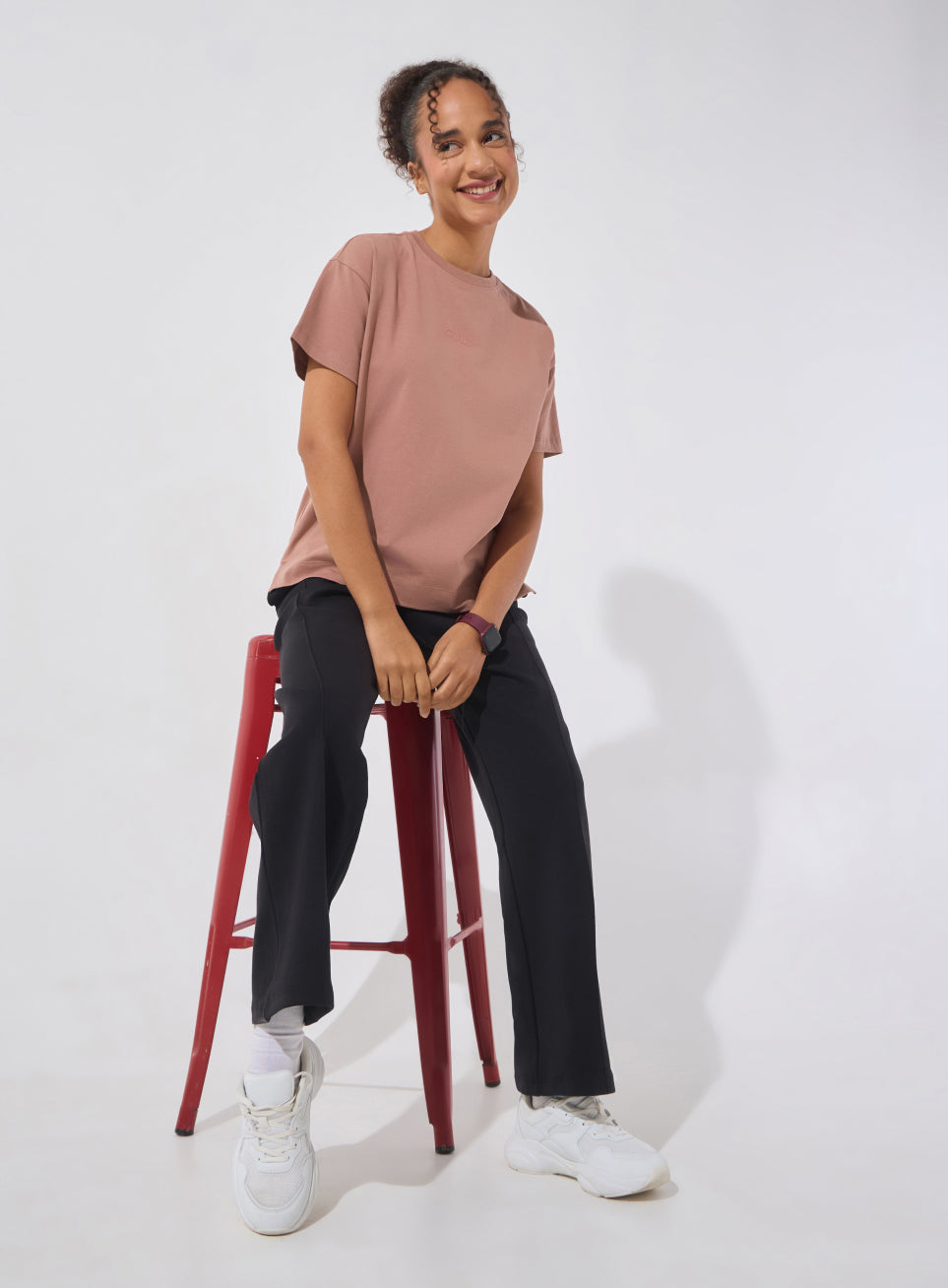 Women's Rust Soft Form Easy Fit Everyday T-shirt