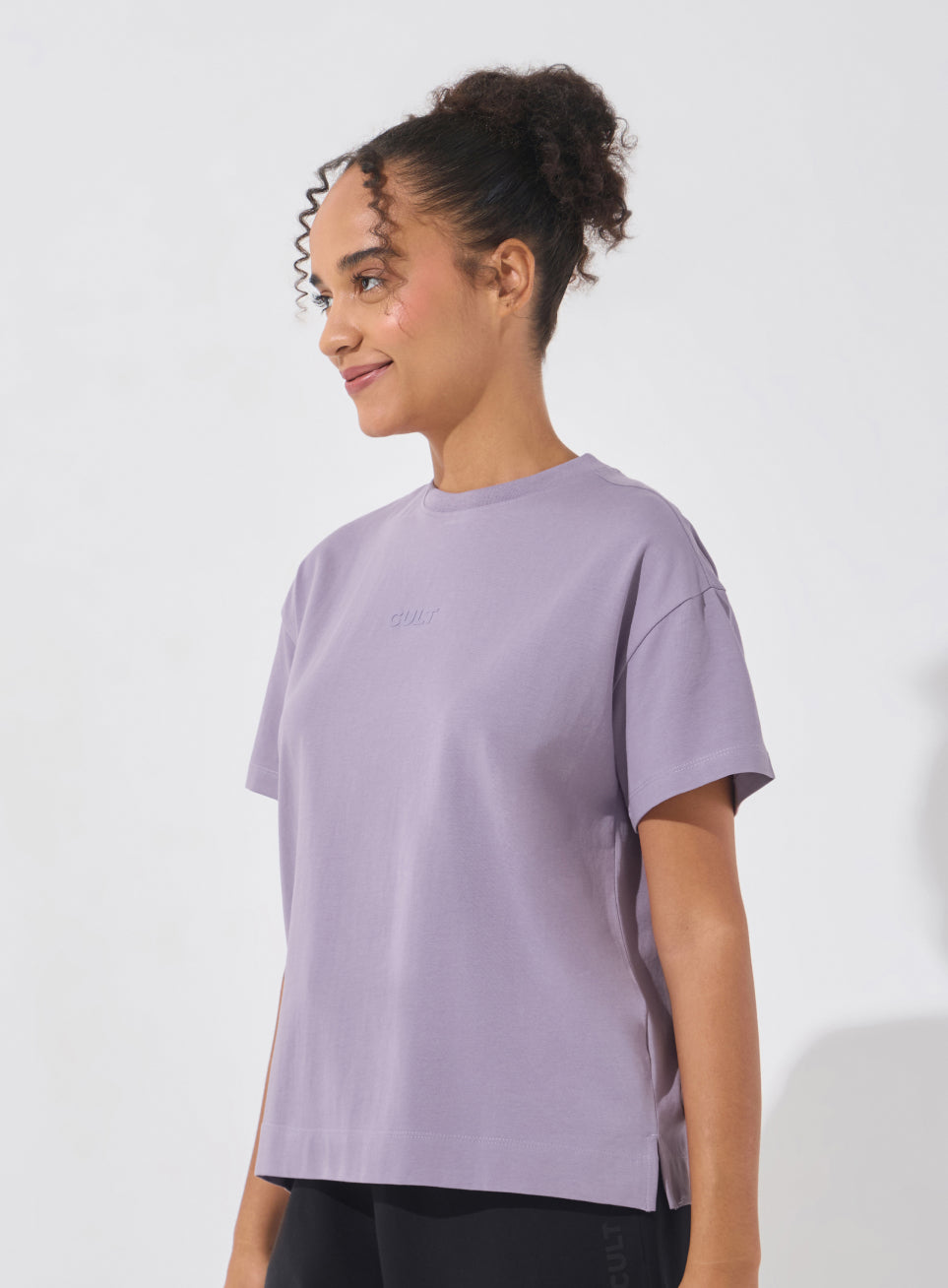 Women's Purple Soft Form Easy Fit Everyday T-shirt
