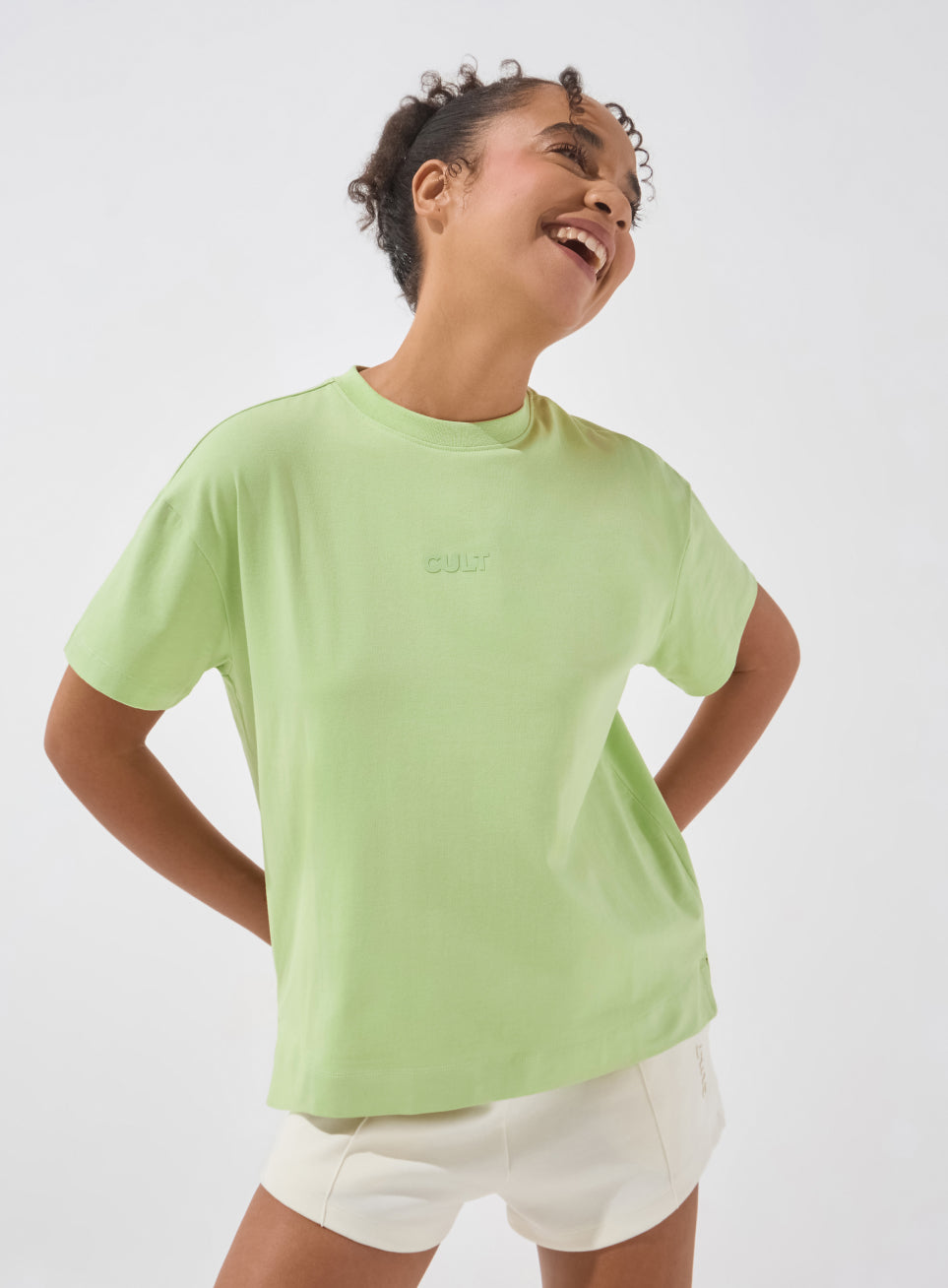 Women's Lime Soft Form Easy Fit Everyday T-shirt