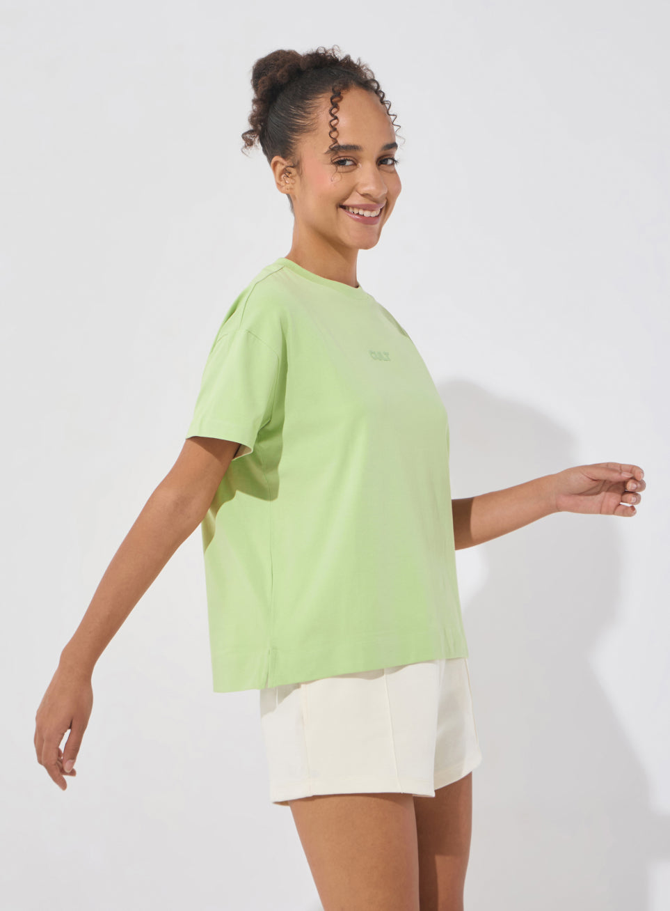 Women's Lime Soft Form Easy Fit Everyday T-shirt