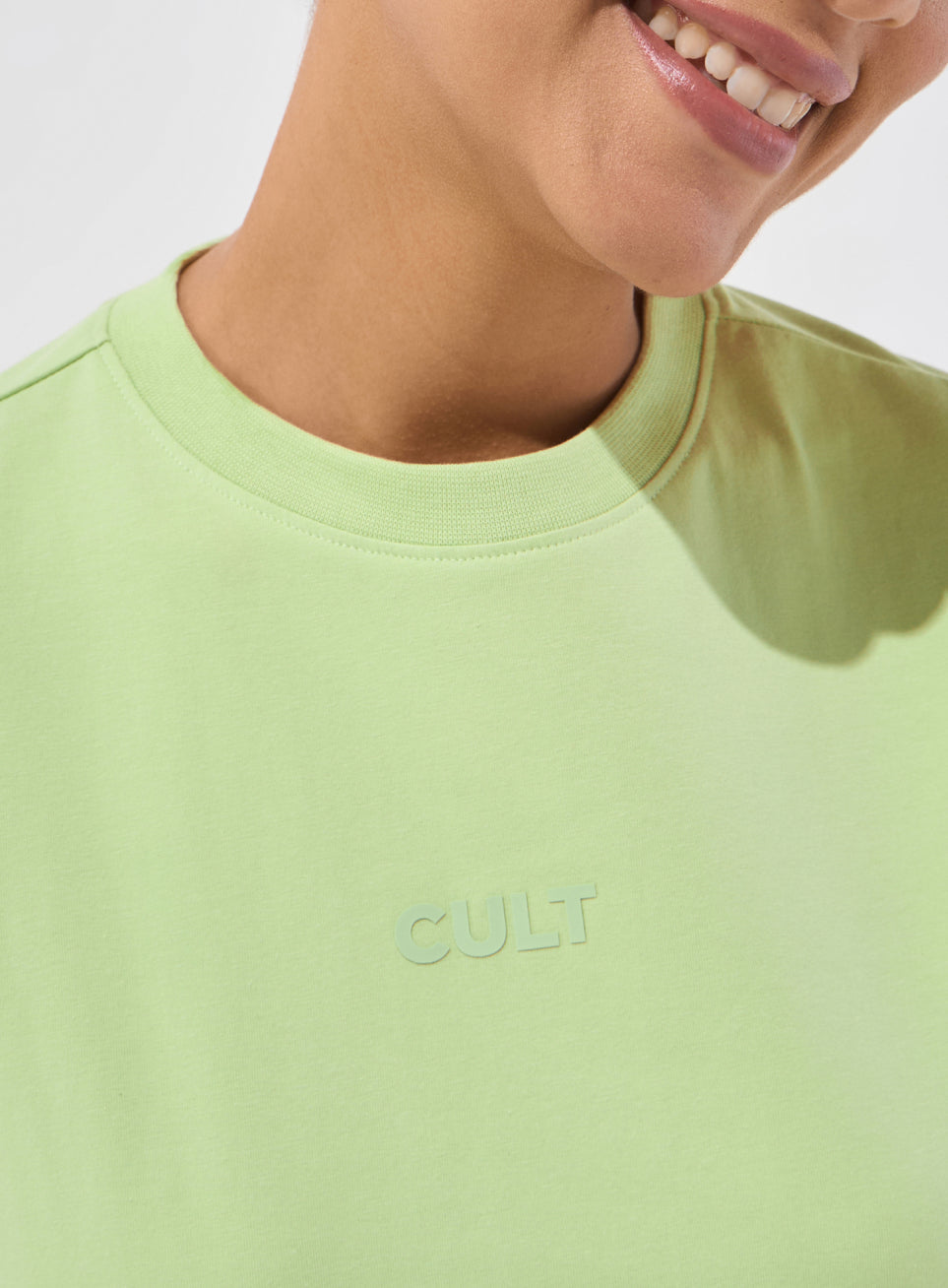 Women's Lime Soft Form Easy Fit Everyday T-shirt