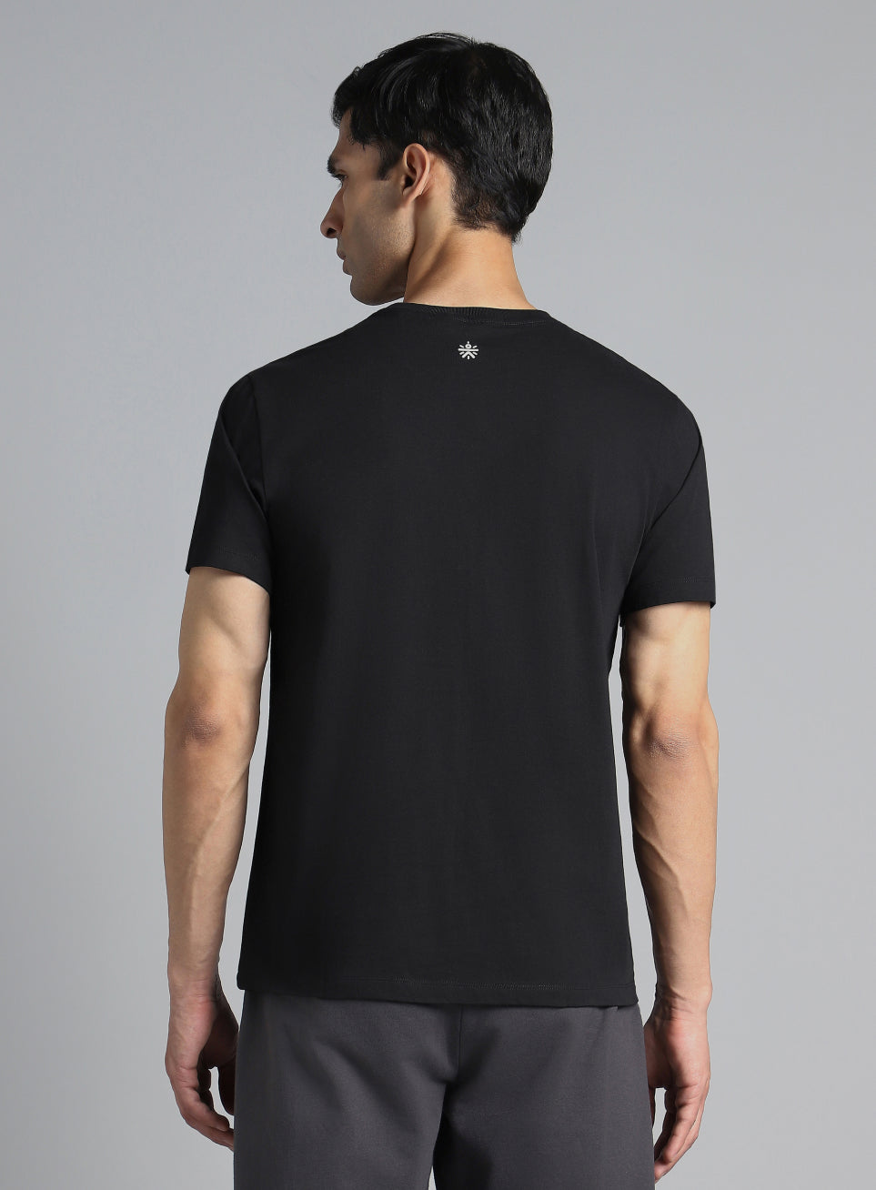 Men's Black Off Duty Print Graphic T-shirt