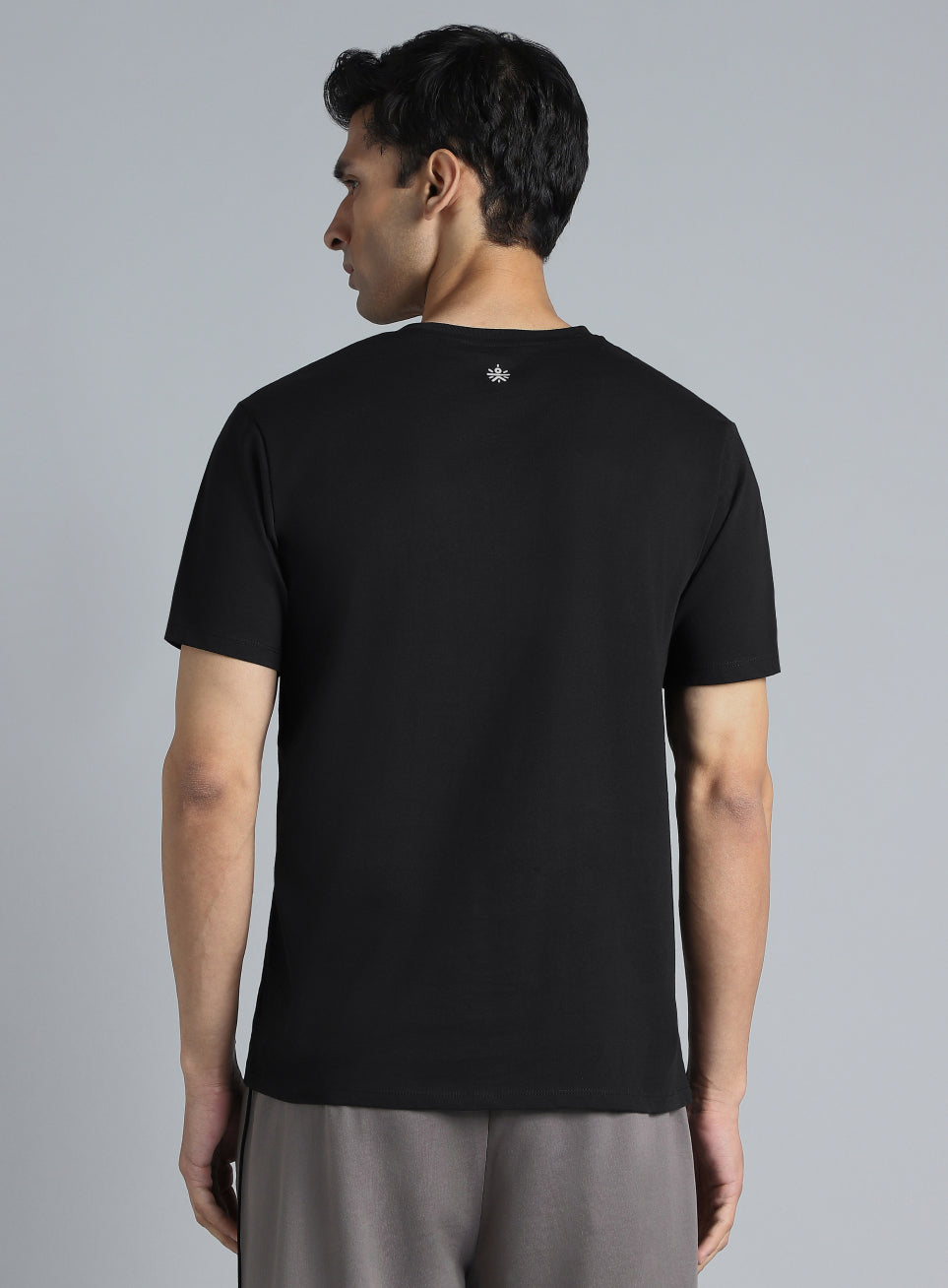 Men's Black Cult Print Graphic T-shirt