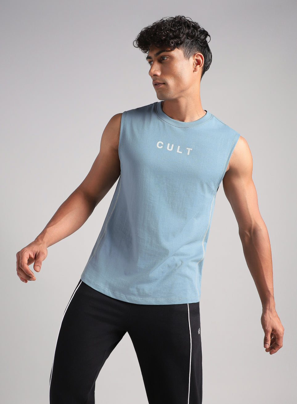 Men's Sky Blue Chill Day Tank