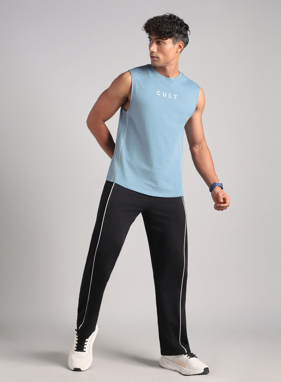 Men's Sky Blue Chill Day Tank