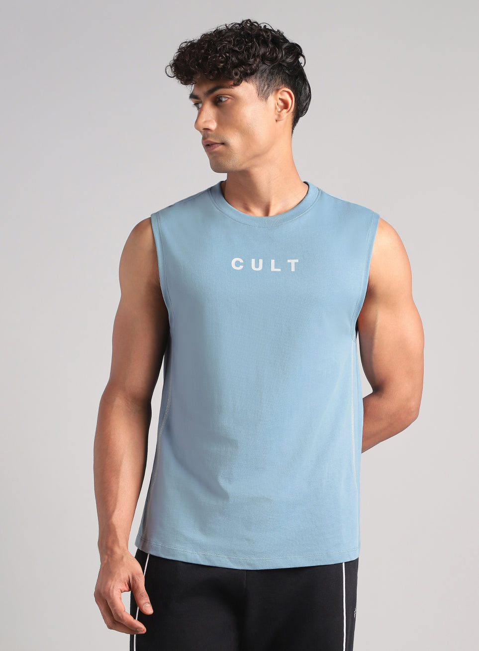 Men's Sky Blue Chill Day Tank