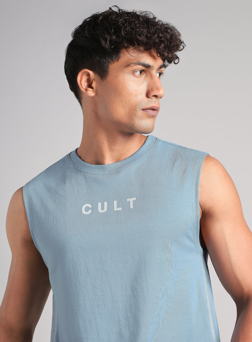 Men's Sky Blue Chill Day Tank