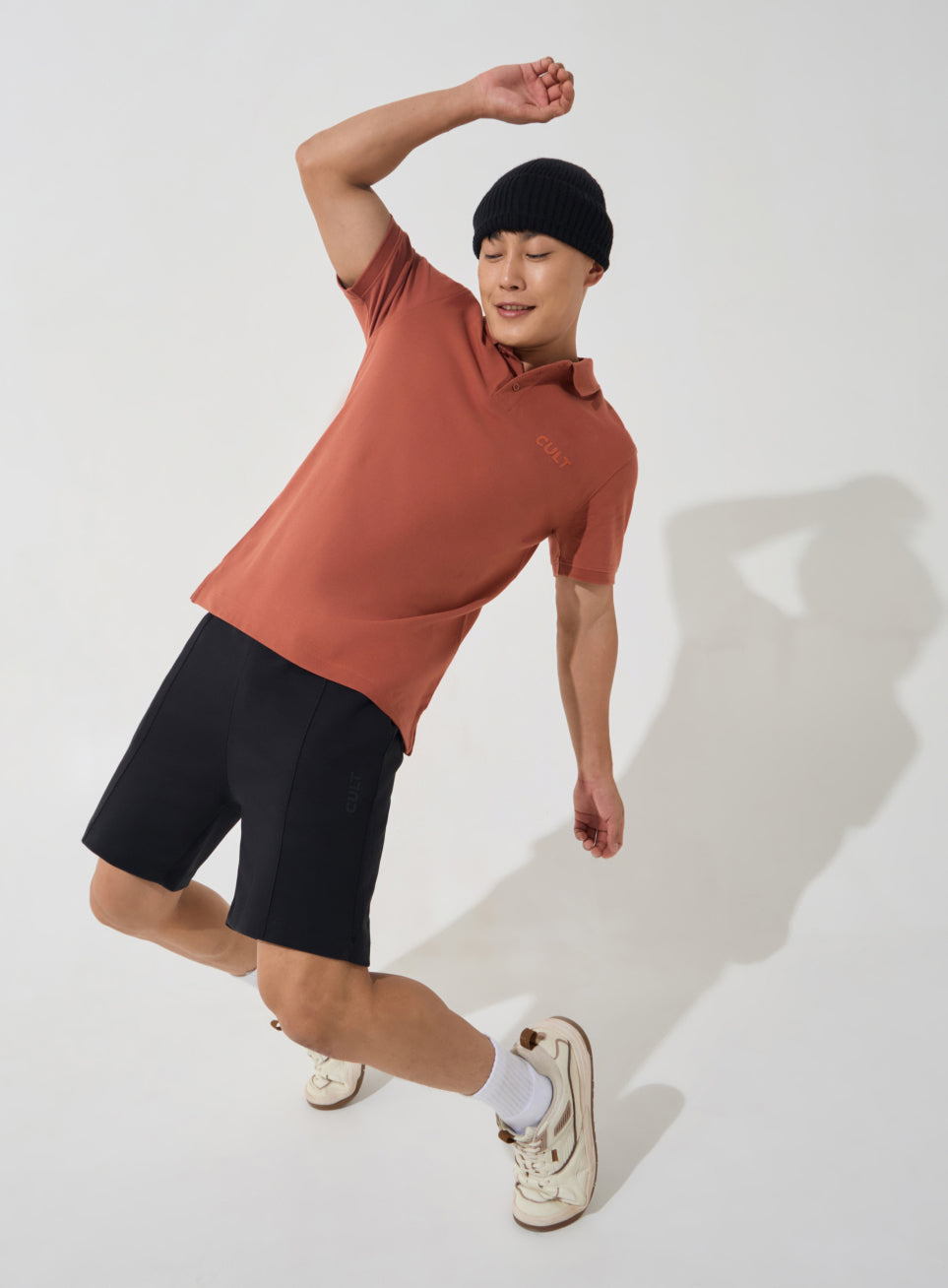 Men's Rust Soft Form Classic Polo T-shirt