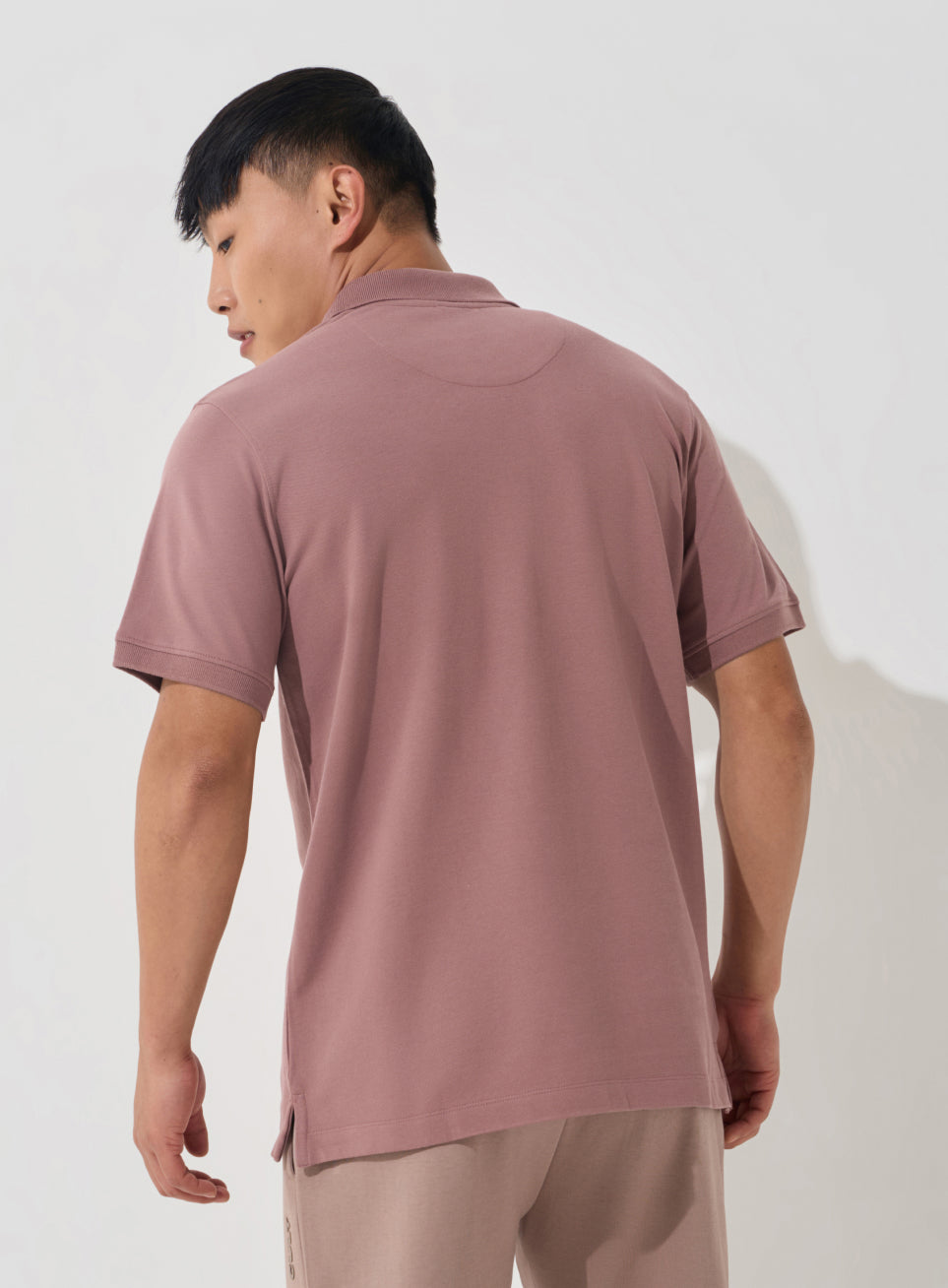 Men's Brown Soft Form Classic Polo T-shirt