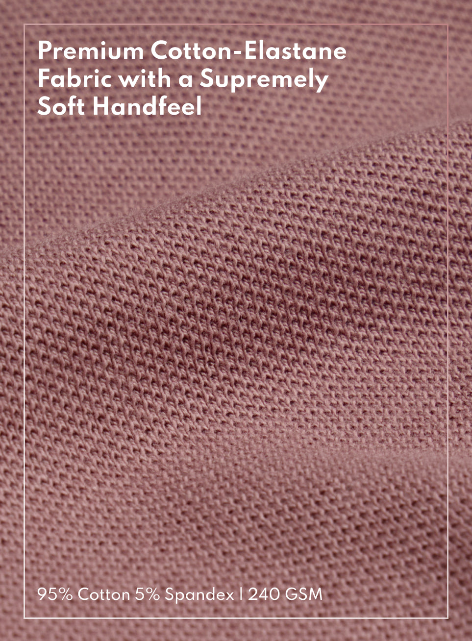 Men's Brown Soft Form Classic Polo T-shirt