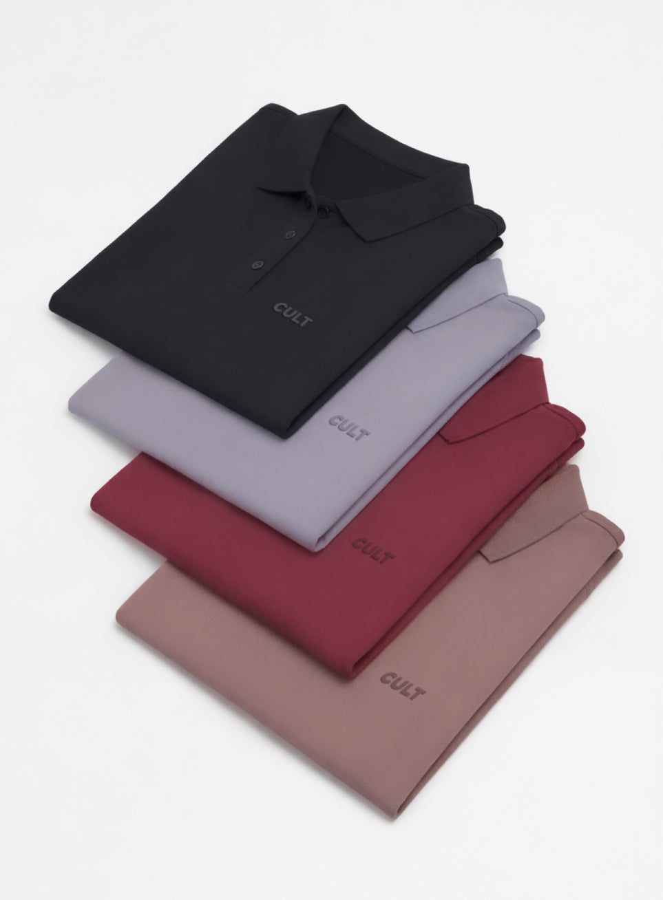 Women's Maroon Soft Form Classic Polo T-shirt