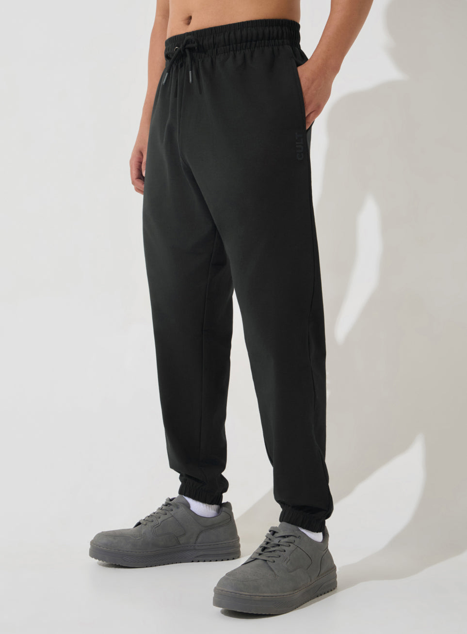 Men's Black Soft Form Classic Joggers
