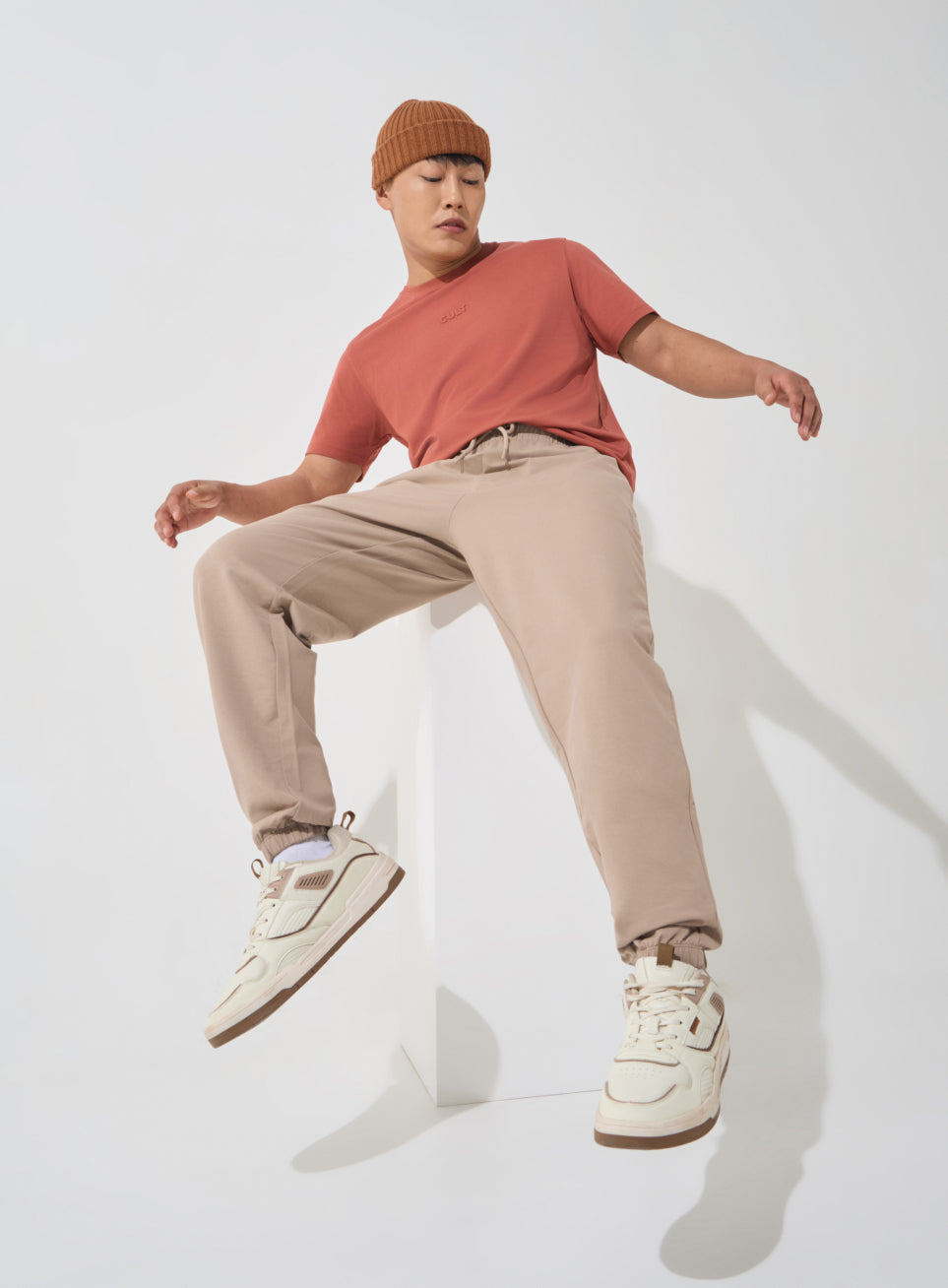 Men's Brown Soft Form Classic Joggers