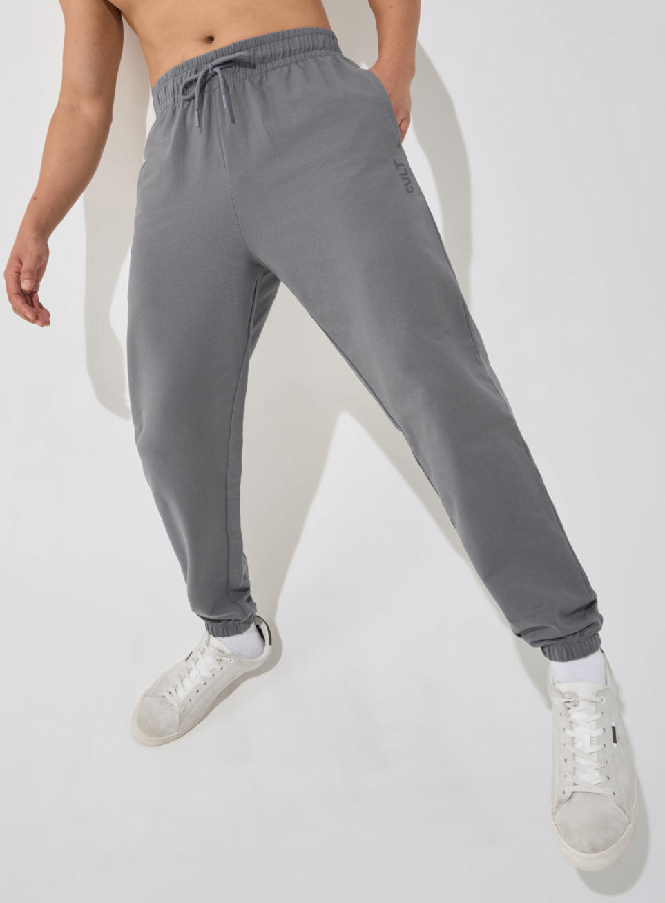 Men's Dark Grey Soft Form Classic Joggers