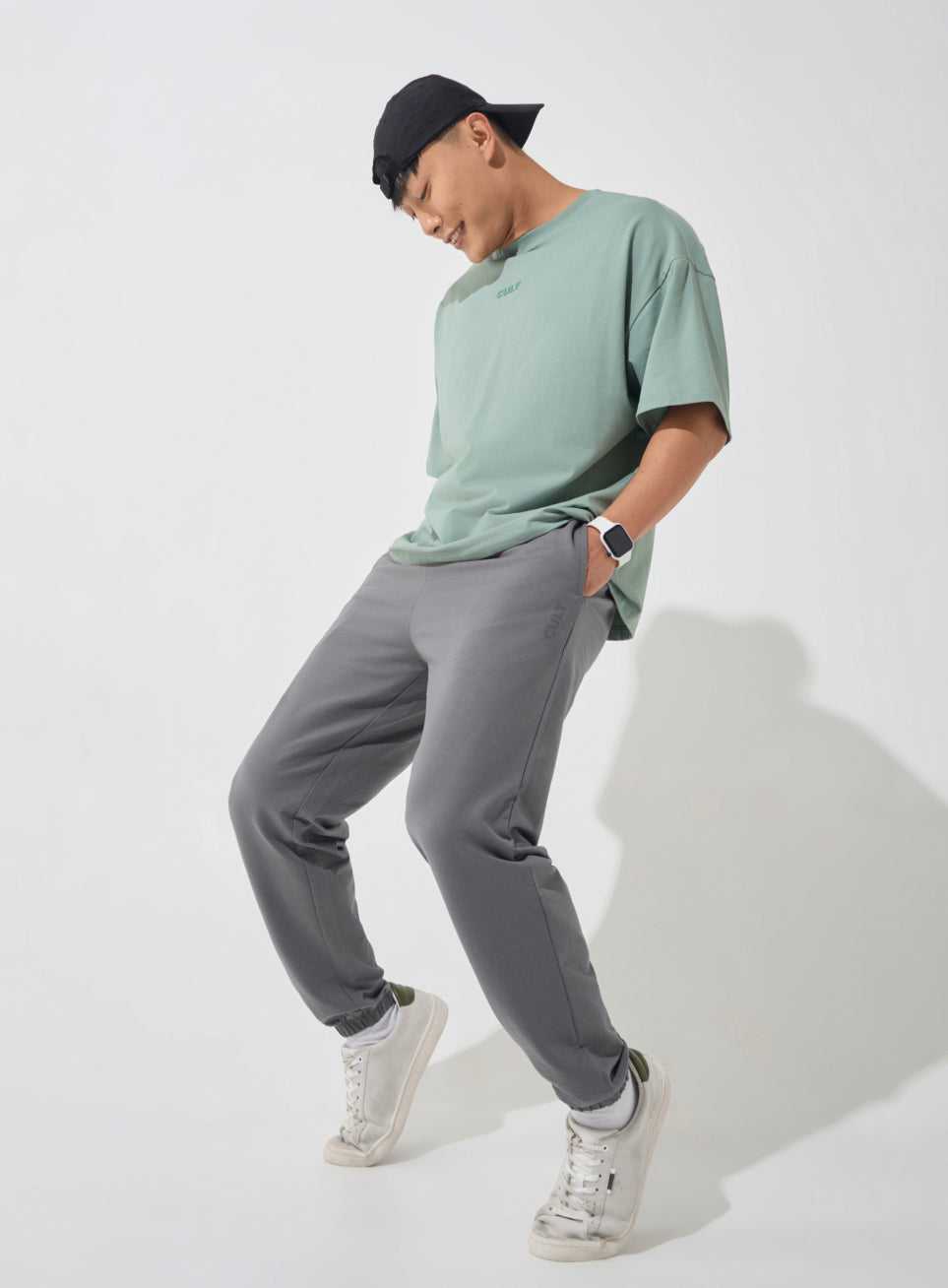 Men's Dark Grey Soft Form Classic Joggers