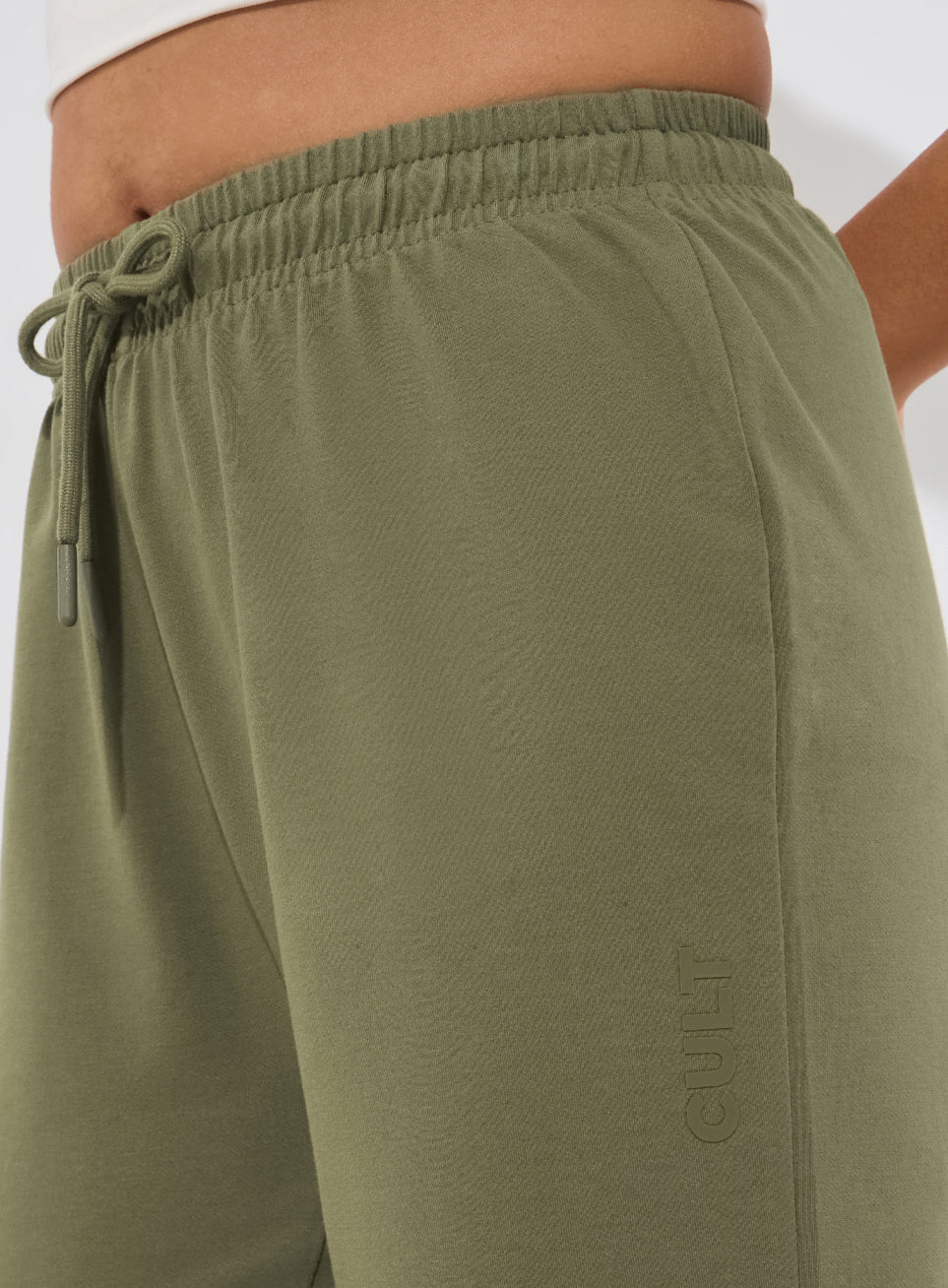 Women's Olive Soft Form Flow Flared Pants