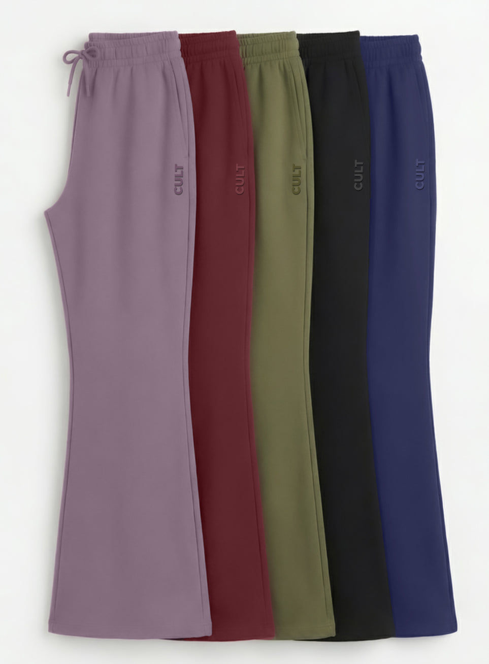 Women's Maroon Soft Form Flow Flared Pants