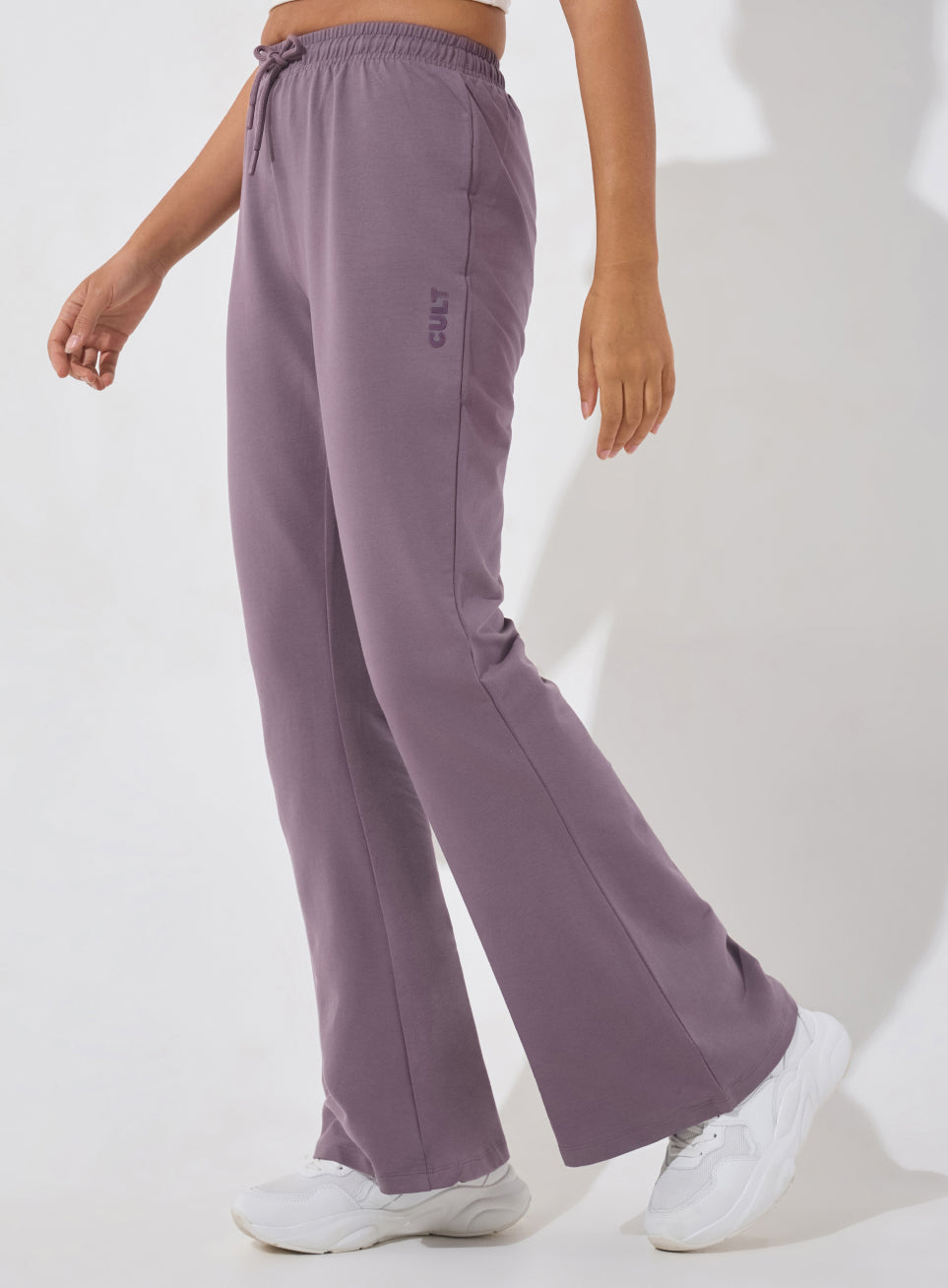 Women's Purple Soft Form Flow Flared Pants