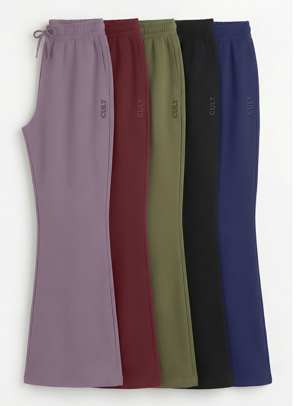 Women's Purple Soft Form Flow Flared Pants