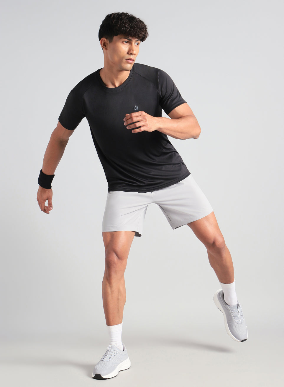 Men's Grey Swift Runner Shorts