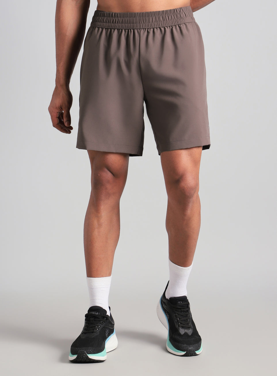 Men's Brown Swift Runner Shorts