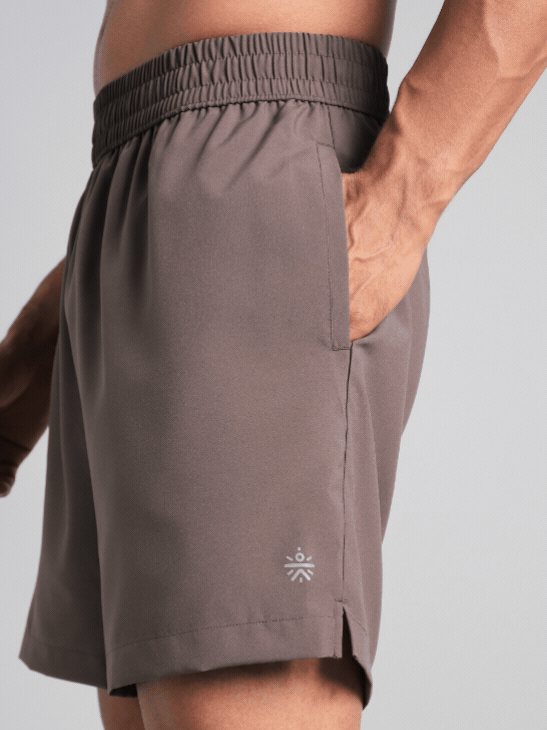 Men's Brown Swift Runner Shorts