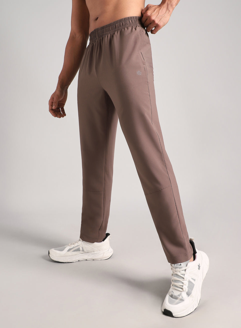 Men's Brown Swift Run Trackpants