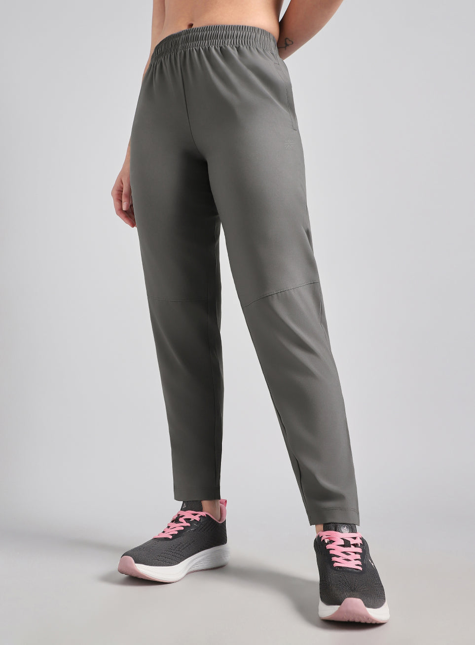 Women's Grey The Run Project Trackpant