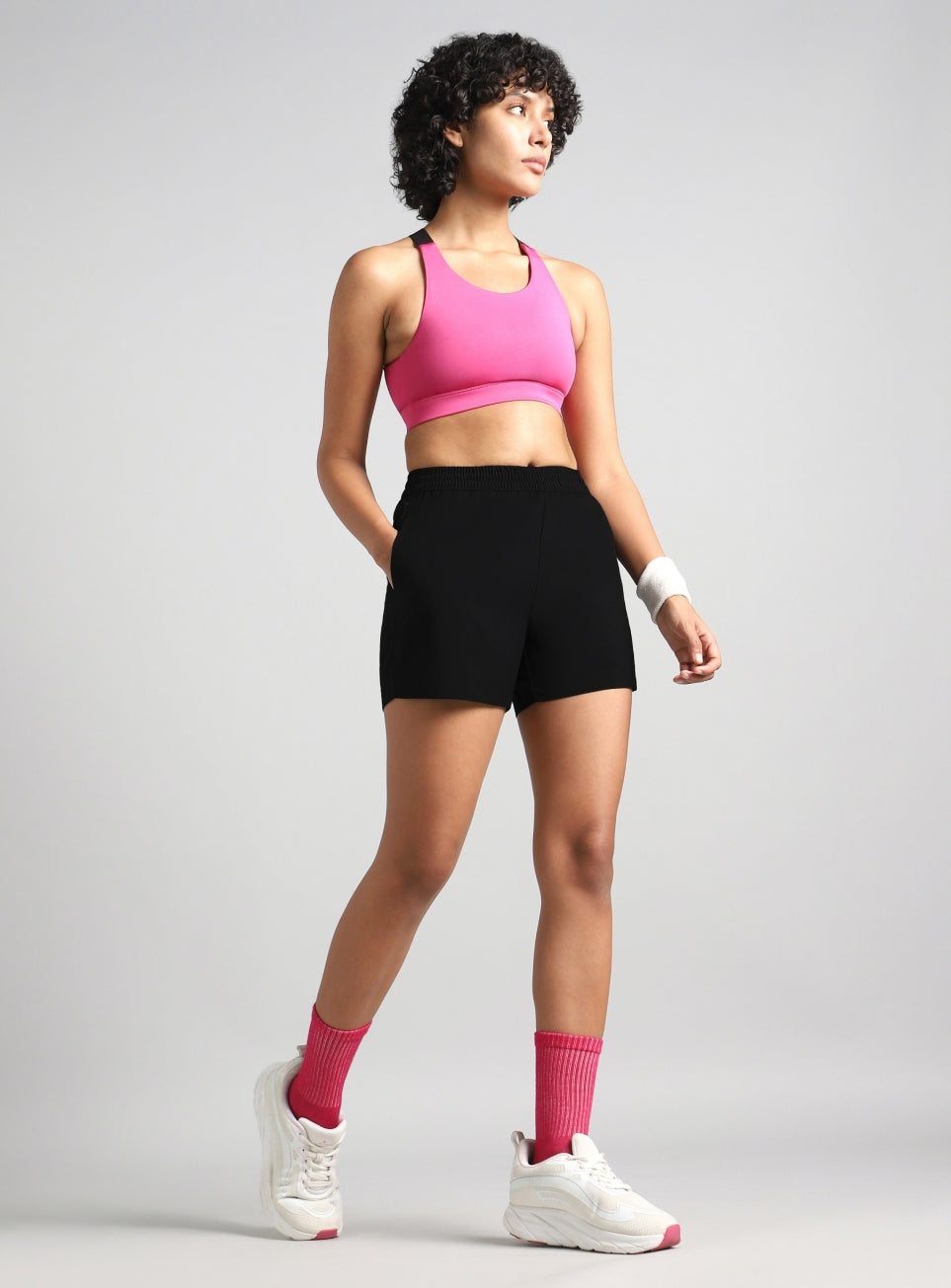 Women's Black Elevated Run Shorts