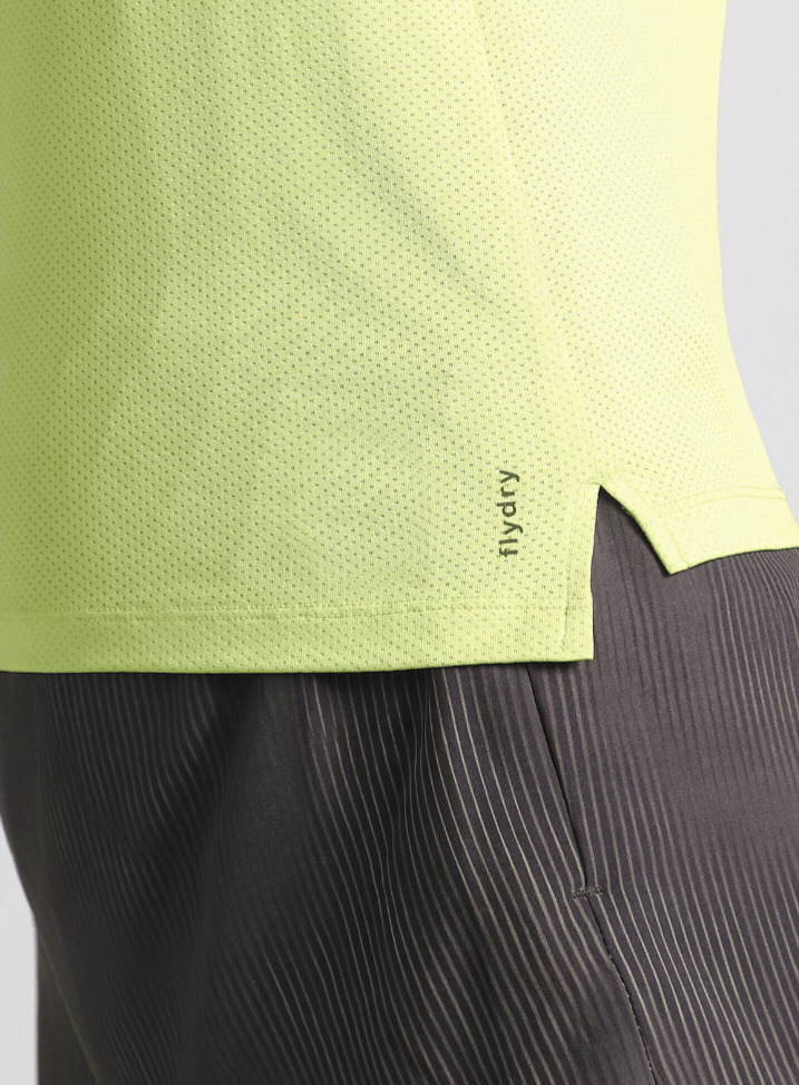 Men's Lime Cult Strider Running Tank
