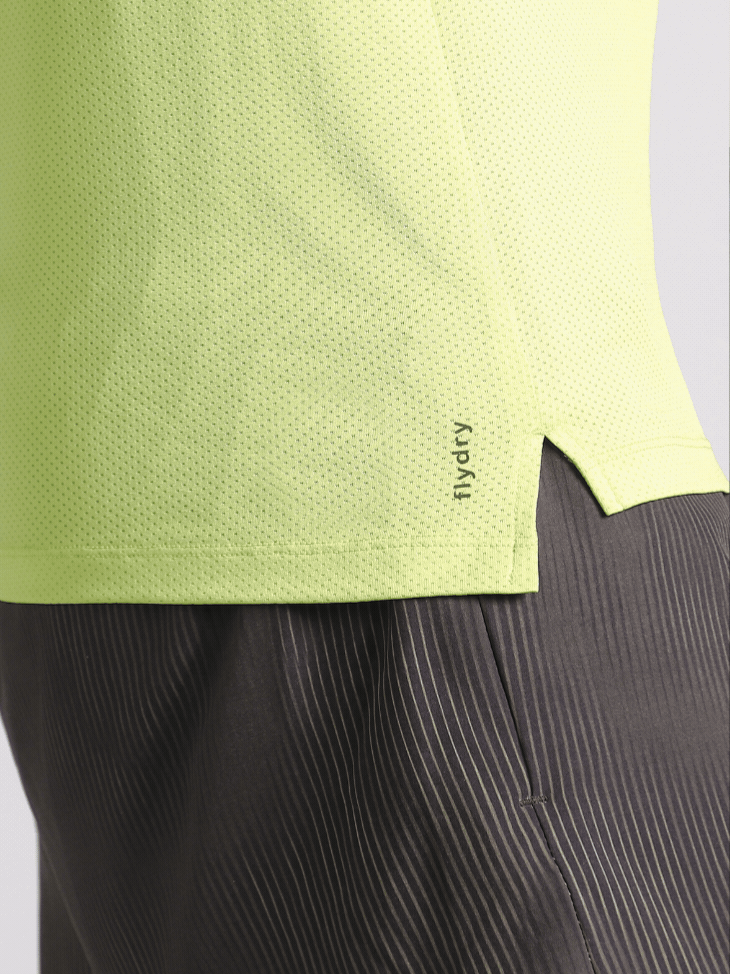 Men's Lime Cult Strider Running Tank