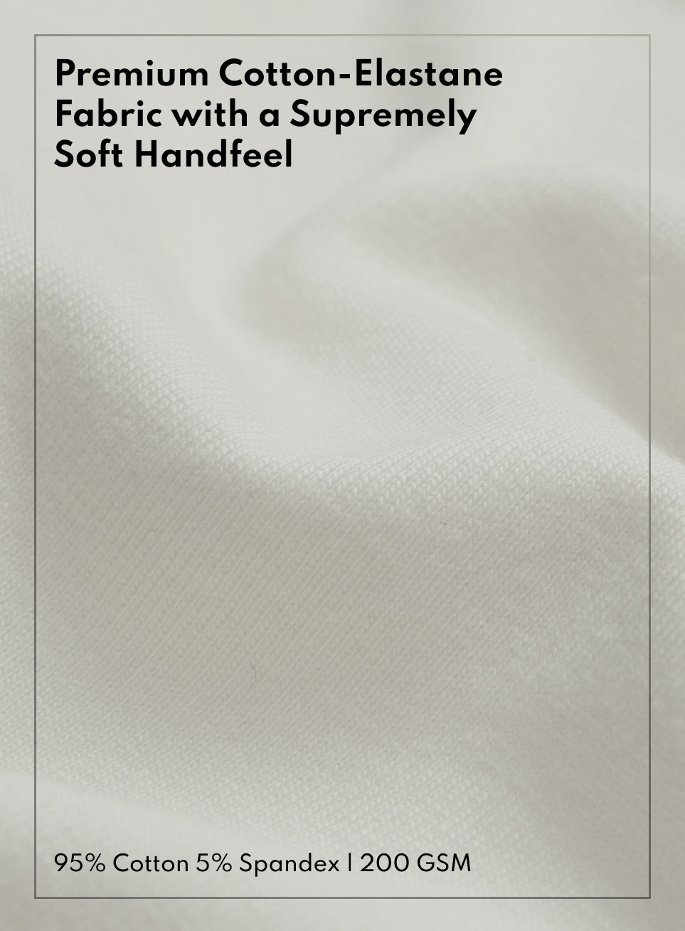 Men's Off-White Soft Form Oversized T-shirt